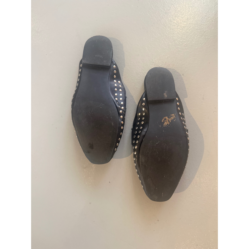 Steve Madden Black Studded Horsebit Mule Loafers - Picture 3 of 3